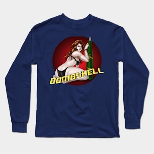 Bombshell Pinup Long Sleeve T-Shirt